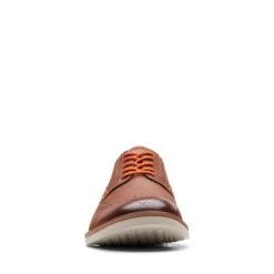 Clarks Atticus LT Limit Dark Tan Leather -Clarks Step Deals Store 26172502 W 3