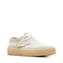Clarks Ashcott Cup Off White Suede -Clarks Step Deals Store 26172515 W 2