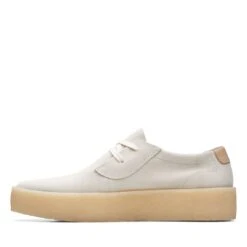 Clarks Ashcott Cup Off White Suede -Clarks Step Deals Store 26172515 W 5