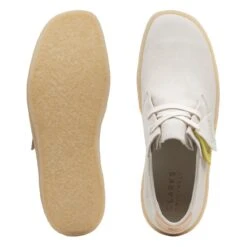 Clarks Ashcott Cup Off White Suede -Clarks Step Deals Store 26172515 W 7