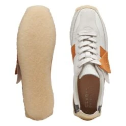 Clarks Natalie Run White/Orange -Clarks Step Deals Store 26172565 W 7