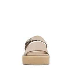 Clarks Crepe Slide Sand Suede -Clarks Step Deals Store 26172568 W 3