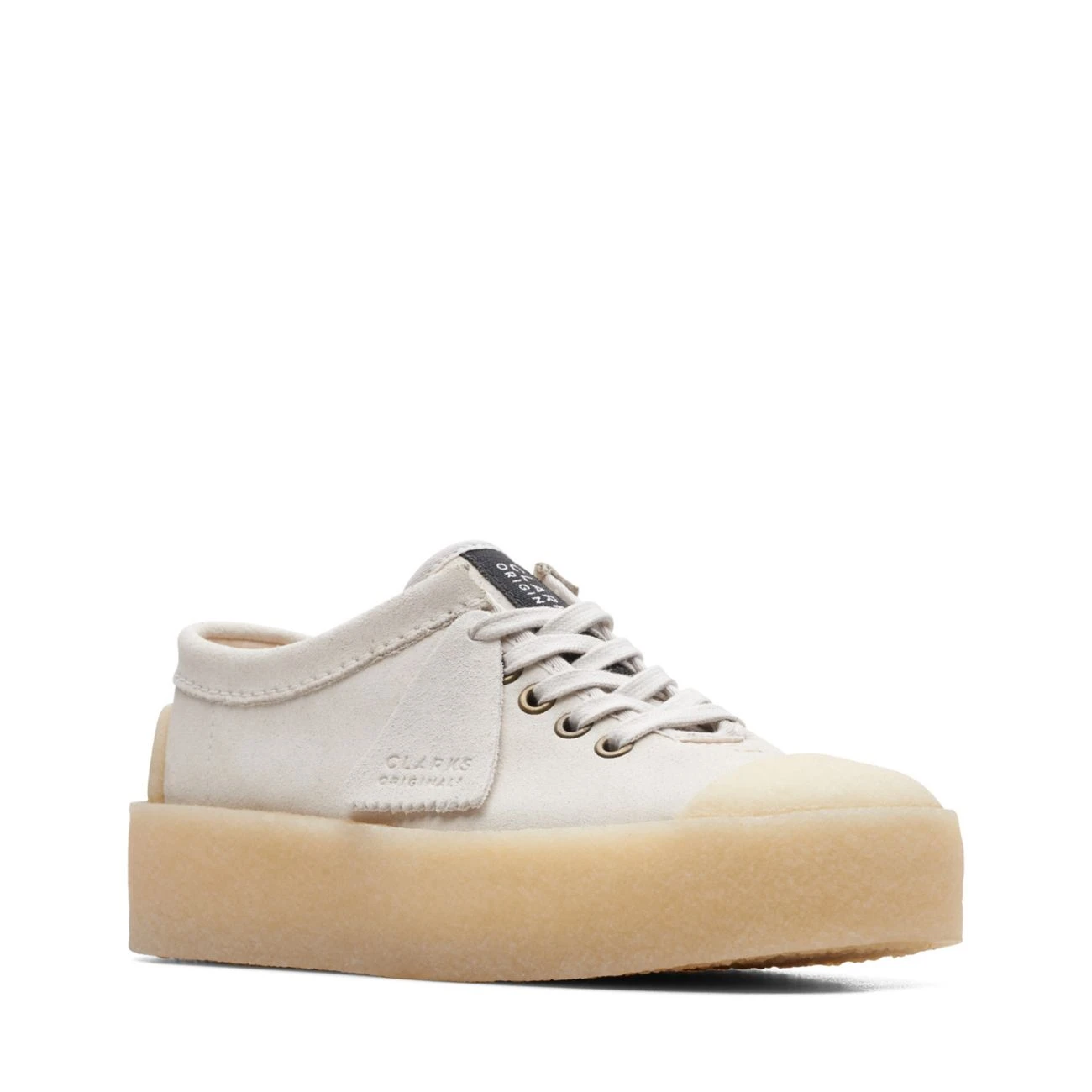 Clarks Tor Hoop Off White Suede 2 Clarks Tor Hoop Off White Suede - Image 2