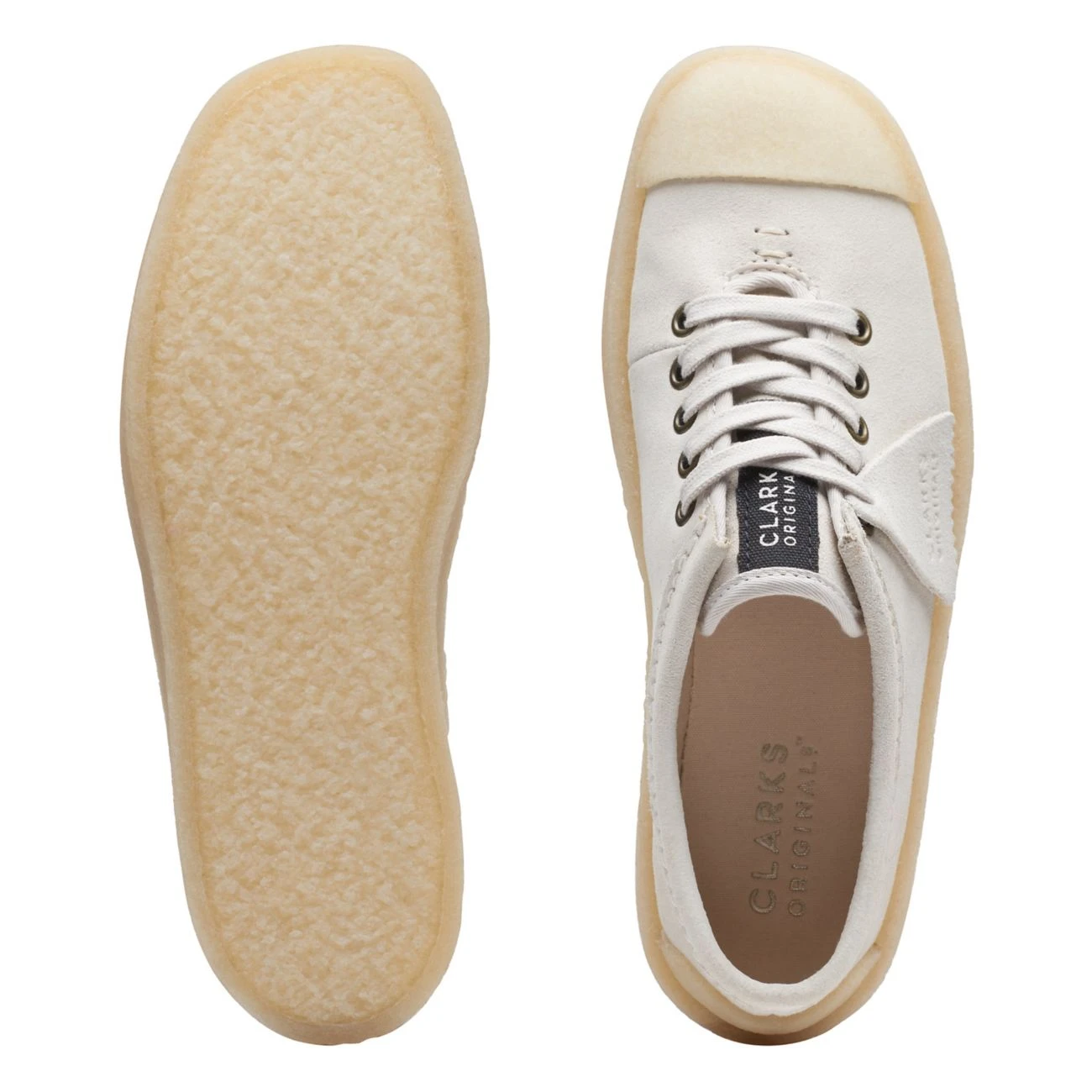 Clarks Tor Hoop Off White Suede 7 Clarks Tor Hoop Off White Suede - Image 7