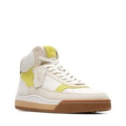 Clarks Craft Court Top White Multi -Clarks Step Deals Store 26172677 W 2