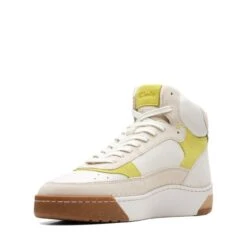 Clarks Craft Court Top White Multi -Clarks Step Deals Store 26172677 W 4