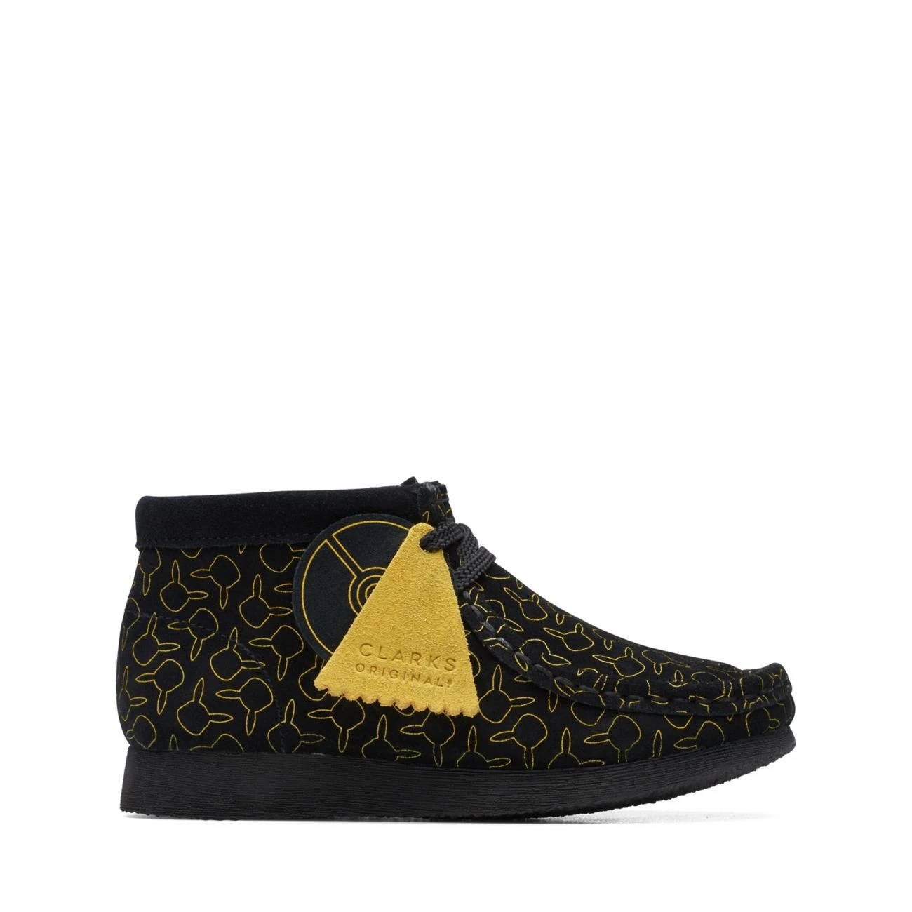 Clarks Wallabee Go Kid Black Suede 1 Clarks Wallabee Go Kid Black Suede