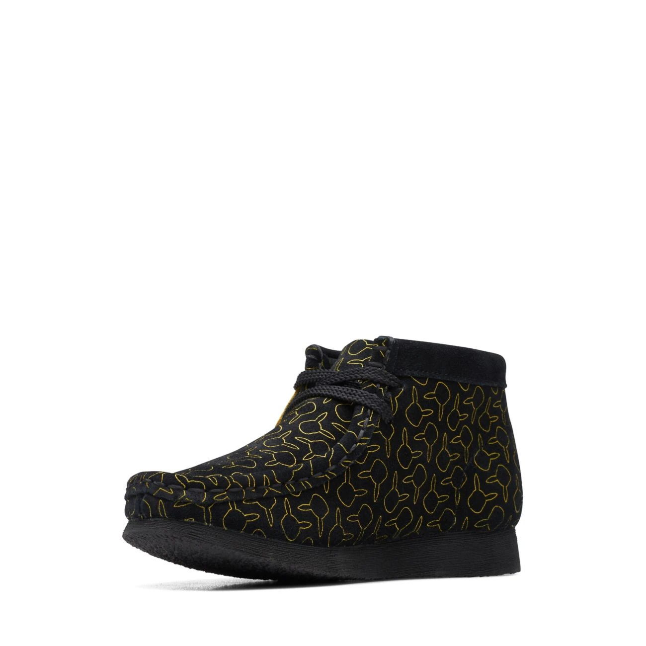 Clarks Wallabee Go Kid Black Suede 4 Clarks Wallabee Go Kid Black Suede - Image 4