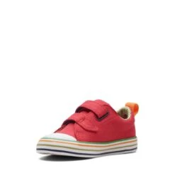 Clarks Foxing Tor Lo Toddler Red -Clarks Step Deals Store 26173001 W 4