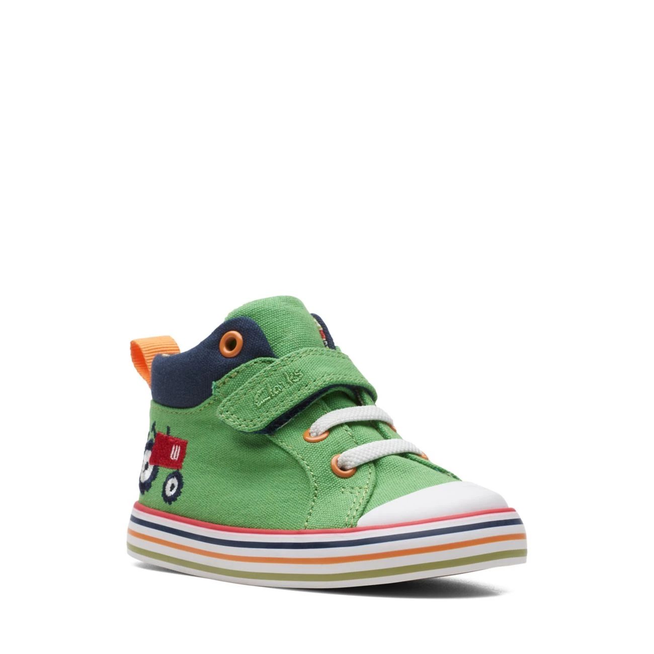 Clarks Foxing Tor Hi Toddler Green 4 Clarks Foxing Tor Hi Toddler Green - Image 4