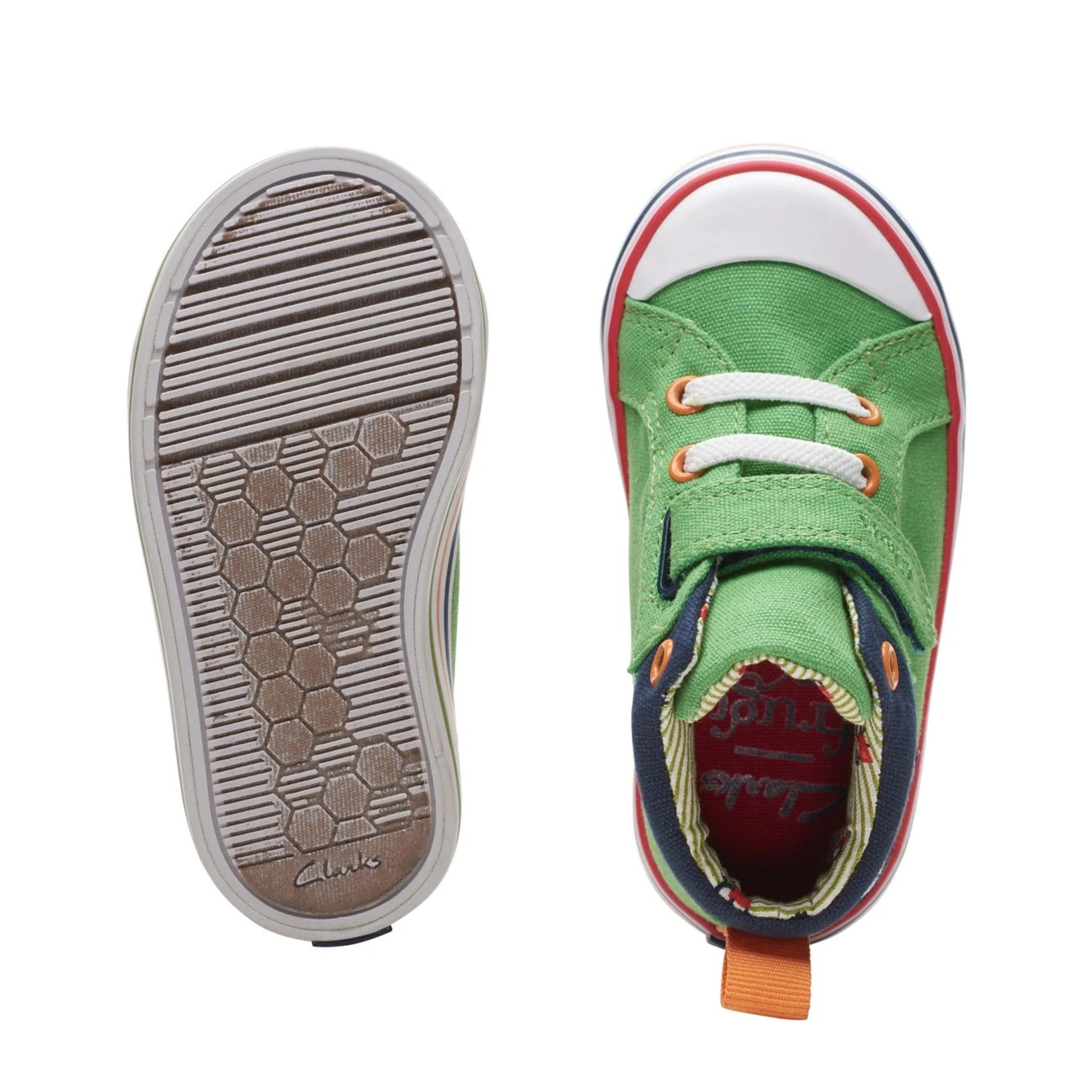 Clarks Foxing Tor Hi Toddler Green 9 Clarks Foxing Tor Hi Toddler Green - Image 9