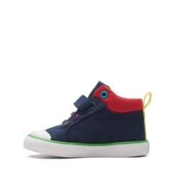 Clarks Foxing Tor Hi Toddler Navy Combination -Clarks Step Deals Store 26173005 W 5