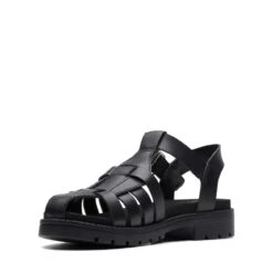 Clarks Orinoco Band Black Leather -Clarks Step Deals Store 26173526 W 4