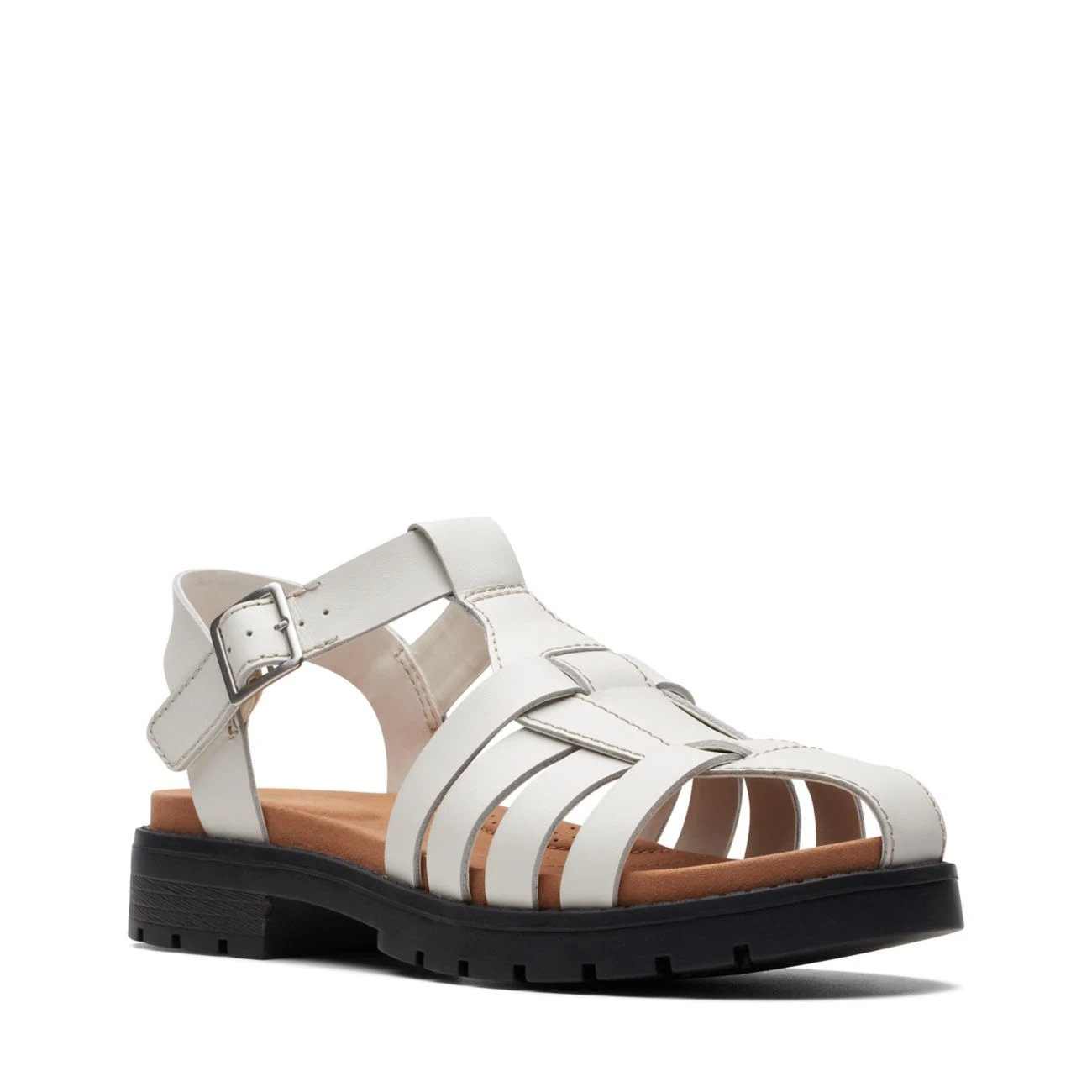 Clarks Orinoco Band Off White Leather 2 Clarks Orinoco Band Off White Leather - Image 2