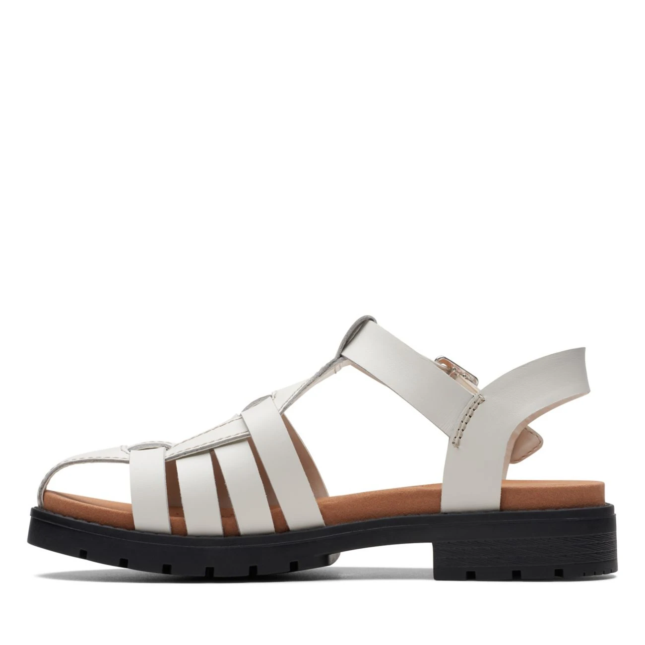 Clarks Orinoco Band Off White Leather 5 Clarks Orinoco Band Off White Leather - Image 5