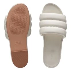 Clarks Pure Soft Off White Leather -Clarks Step Deals Store 26173701 W 7