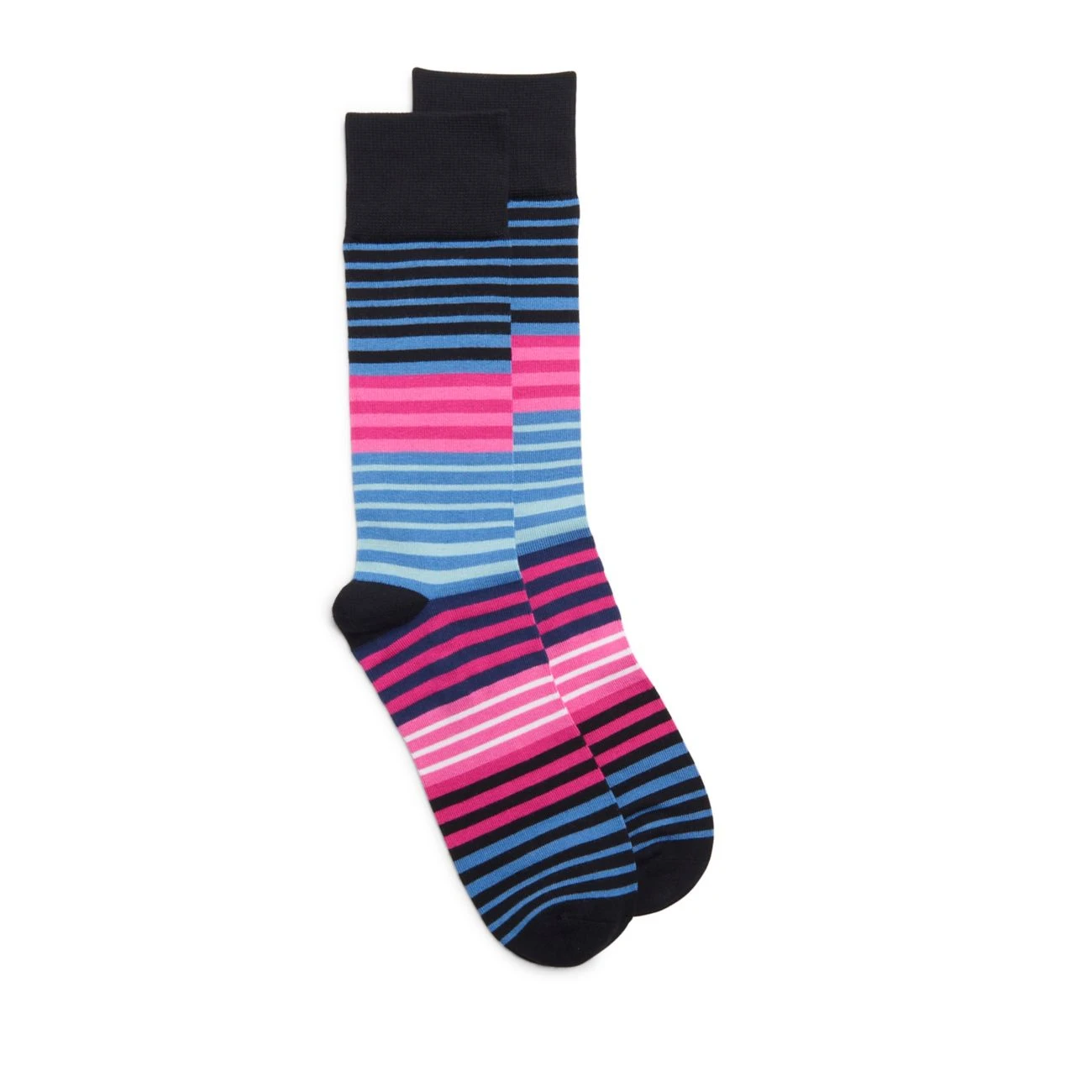 Clarks Striped Crew Black Combination 1 Clarks Striped Crew Black Combination